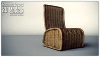 Wicker Chair 3D Model