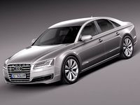 Audi A8 2014 3D Model