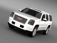 GMC Yukon Hybrid 2013 3D Model