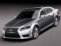 Lexus LS 460 2013 3D Model