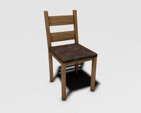 Wooden Chair 3D Model