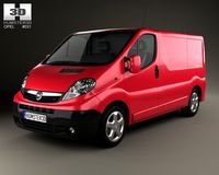 Opel Vivaro Panel Van 2006 3D Model