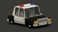 Plymouth Diplomat Police Low-Poly