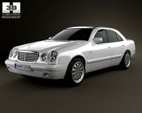 MercedesBenz EClass sedan W210 1996 3D Model
