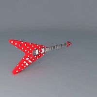 A Jackson Randy Rhoads V guitar