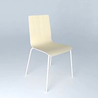 Simple wooden chair