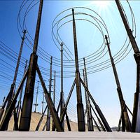 Futuristic Power Poles