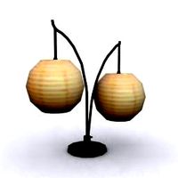chinese tablelamp 3D
