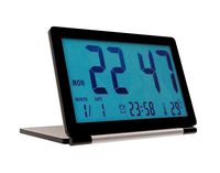 Pingenaneer Folding LCD Display Digital Travel Clock Desk