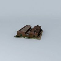 Duplex row of houses