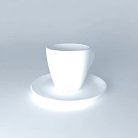 Cup with saucer
