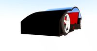 Extruda Single Seater Aerodynamic People Mover