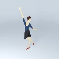 2D Ballet Dancer 1