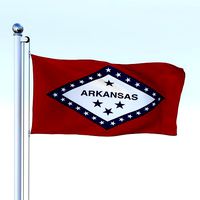 Animated Arkansas Flag