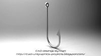 Eyed fishing hook
