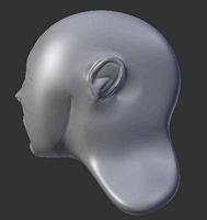 Old Man Head High Poly Sculpt
