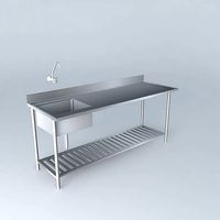 Kit214 Bancada Inox Cuba V2 por Alex Marques