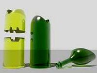 Broken bottles