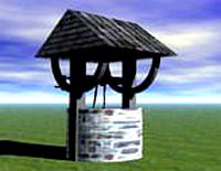 well with roof