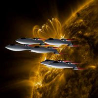 futureistic spaceship