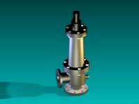 Spring loaded safety valve