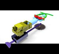 manipulator with gripper end effector and cutter