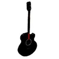 Black guitar
