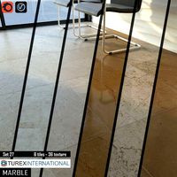 TUREX INTERNATIONAL Marble Tiles Set