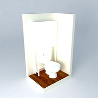 bathroom shelf under sanitary