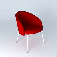 Modern red chair