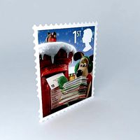 ROYAL MAIL CHRISTMAS WITH WALLACE %26 GROMIT STAMP