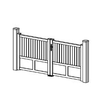 Portail PVC double - 02