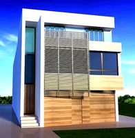 One fasade modern building