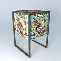 female created dumb girly bedside table