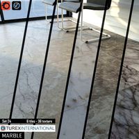 TUREX INTERNATIONAL Marble Tiles Set