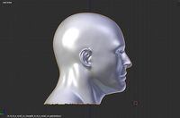 human man head demo