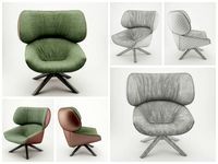 3d arm chair 3D Model