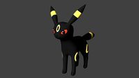 Umbreon Pokemon Model