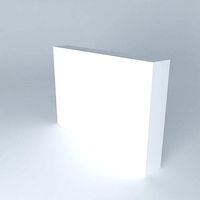 White lightbox walls