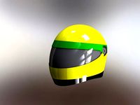 Aryton Sennas Helmet