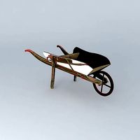 Edwardian Wooden Wheel Barrow