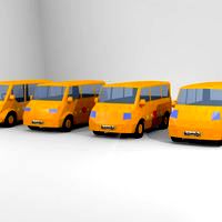 van (low poly) with shape keys