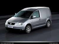 Vw Caddy 2007 van 3D Model
