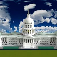 Lego architecture model US Capitol Building