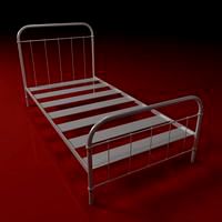 Metal bedframe