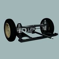 Car rear axle
