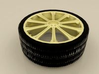 Download free Wheel Subaru STI 3D Model