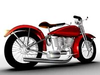 Motocycle 3D Model