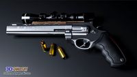 Raging Bull Taurus 454 3D Model