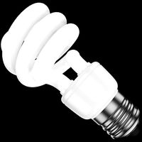 Compact Fluorescent Bulb 3D Model